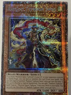 DOOD-EN014 Radiant Typhoon Swen Starlight Rare 1st Ed YuGiOh In Hand - Image 1