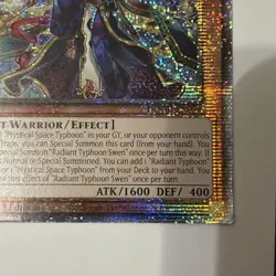 DOOD-EN014 Radiant Typhoon Swen Starlight Rare 1st Ed YuGiOh In Hand - Image 2