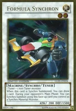Formula Synchron - GLD5-EN034 - Gold Rare - Limited Edition - Yugioh - Image 1
