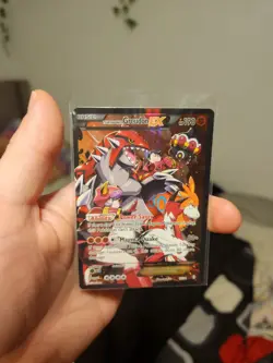 Team Magma's Groudon EX (Full Art) 15/34 Double Crisis Holo Pokemon Card - Image 1