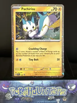 Pokemon Card Pachirisu SVP 158 Black Star Promo Holo Rare L/P - Image 1