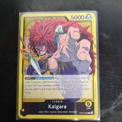 OP08-098 Kalgara : Leader English One Piece TCG Card : OP08: Two Legends - Image 1