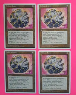Magic the Gathering MTG Fourth (4th) Edition FELLWAR STONE X 4 LP/EX U 1995! - Image 1