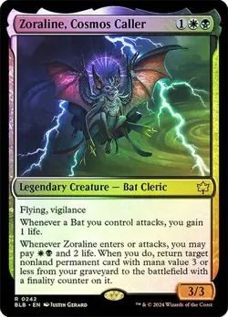 MTG-Zoraline, Cosmos Caller Bloomburrow(NM-FOIL)#242 - Image 1
