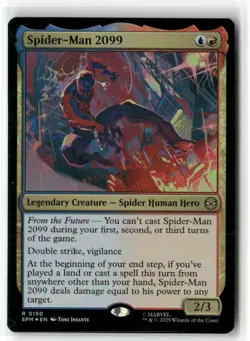 Spider-Man 2099 Marvel's Spider-Man Foil NM MTG - Image 1