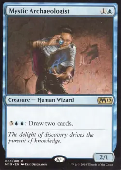 MYSTIC ARCHAEOLOGIST 063/280 CORE SET 2019 M19 MTG MAGIC NM - Image 1