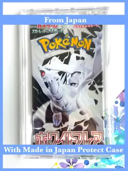 RARE Pokemon White Flare SV11W Booster Pack Sealed JAPAN w/ Protective Case NEW - Image 1