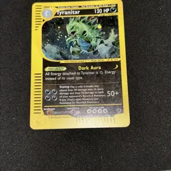 Tyranitar Holo Foil Rare Expedition Vintage Pokemon 29/165 SWIRL NM - Image 1