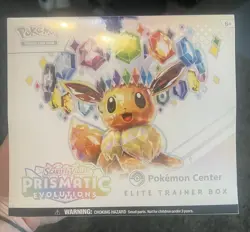 Prismatic Evolutions Pokemon Center Elite Trainer Box ETB Factory Sealed SeePics - Image 1