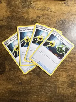 4x Energy Retrieval 127/159 Crown Zenith Pokemon TCG Playset - Image 1