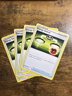 4x Energy Switch 129/159 Crown Zenith Pokemon TCG Playset - Image 1