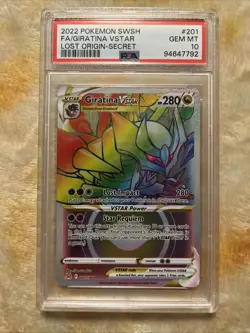 Giratina VStar 201/196 Secret Rare PSA 10 Pokemon TCG SWSH Lost Origin - Image 2