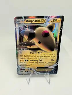 ⚡Pokemon TCG - Ampharos EX 27/98 - Ultra Rare Holo - Ancient Origins 2015 - LP - Image 1