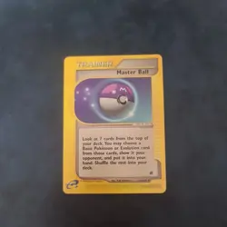 Pokemon TCG Master Ball 143/165 Expedition WOTC 2002 EXC - Image 1