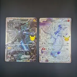 Pokemon Celebrations Reshiram 113 Zekrom 114 25th Anniversary Full Art Holo - Image 1