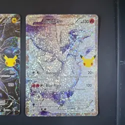 Pokemon Celebrations Reshiram 113 Zekrom 114 25th Anniversary Full Art Holo - Image 3