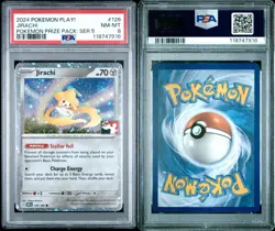 2024 POKEMON PLAY! POKEMON PRIZE PACK: SERIES 5 126 JIRACHI PSA 8 NEAR MINT-MINT - Image 3