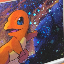 Pokemon TCG SVP Promo SVP 047 Cosmos Holographic Charmander w Double Swirl NM - Image 3