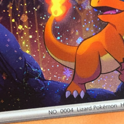 Pokemon TCG SVP Promo SVP 047 Cosmos Holographic Charmander w Double Swirl NM - Image 3