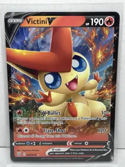 Victini V 021/163 Pokemon Swsh05: Battle Styles Ultra Rare Holo - Image 1