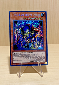 Yugioh / Toon Black Luster Soldier / BLCR-EN065 / Secret Rare / 1st Edition - Image 1