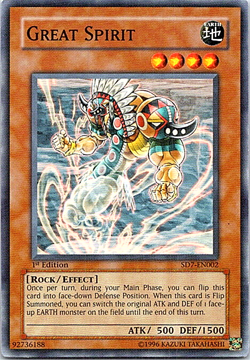 Great Spirit SD7-EN002 Yu-Gi-Oh! Light Play 1st Edition - Image 1