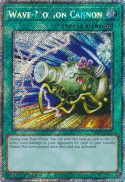 Yugioh! Wave-Motion Cannon - RA03-EN127 - Platinum Secret Rare - 1st Edition Nea - Image 1