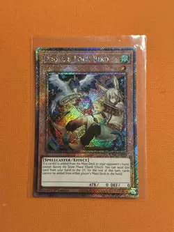RA02-EN006 Droll & Lock Bird Alt Art : Platinum Secret Rare 1st Edition YuGiOh - Image 1