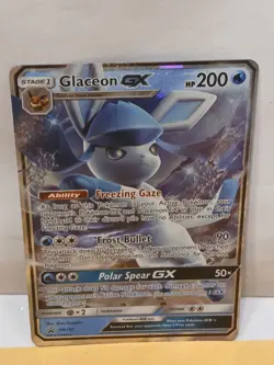 Glaceon GX SM147 NM Black Star Promo Near Mint Holo Foil Pokemon TCG Card SM 147 - Image 1