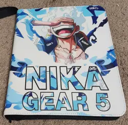 One Piece Luffy Gear 5 Binder 9 Pocket 50 Pages New TCG Holds 900 Cards - Image 1