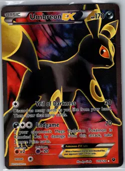 Umbreon EX 119/124 - XY Fates Collide Full Art - Pokemon Card - MP - Dents - Image 1