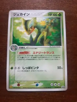Japanese Sceptile 119/PCG-P McDonald's Non Glossy Blackstar Promo Pokemon Card - Image 1