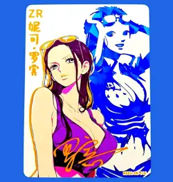 Goddess Story Waifu Card TCG | Robin - One Piece | ZR | NS02-ZR-016 - Signature - Image 1