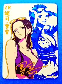 Goddess Story Waifu Card TCG | Robin - One Piece | ZR | NS02-ZR-016 - Signature - Image 2