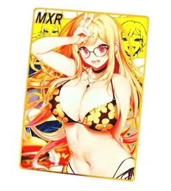 Waifu Anime Cards TCG | Marin Kitagawa | METAL CARD - limited [014/200] Hentai - Image 1