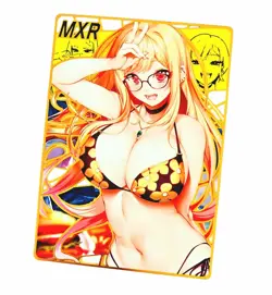 Waifu Anime Cards TCG | Marin Kitagawa | METAL CARD - limited [014/200] Hentai - Image 3
