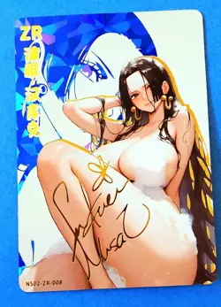 Goddess Story Waifu Card TCG | Boa Hancock - One Piece | ZR | NS02-ZR-008 - Image 1
