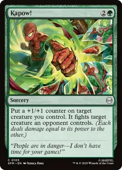 4x Kapow! - Foil MTG Marvel's Spider-Man NM Magic Foil - Image 1