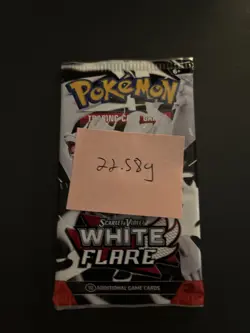 Very Heavy! 22.58g Pokemon TCG SV10.5 White Flare Booster Pack Sealed! - Image 4