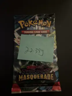 (VERY HEAVY) 22.30g Pokemon TCG Twilight Masquerade Booster Pack (SEALED)✅ - Image 4