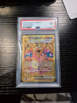 2023 POKEMON OBF EN-OBSIDIAN FLAMES HYPER RARE #228 CHARIZARD EX PSA 9 - Image 1