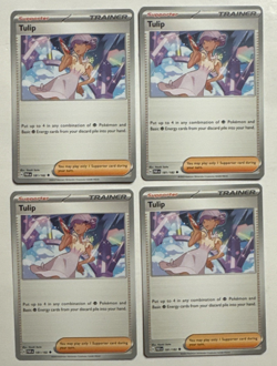 Pokemon TCG - Tulip 181/182 Paradox Rift - NM - Playset 4x - Image 1
