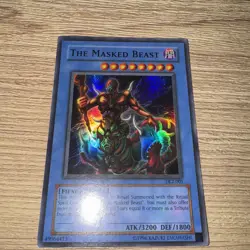 DL2-001 The Masked Beast UNL Edition Super Rare LP! YuGiOh TCG - Image 1