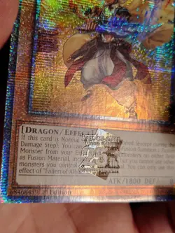 YuGiOh! Fallen of Albaz RA04-EN034 (Alt Art) Quarter Century Secret Rare - NM - Image 4