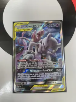 Pokemon TCG Mewtwo & Mew GX Tag Team Card - Image 1