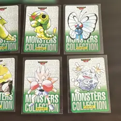 Pokemon Carddass 10 Card Set Bulbasaur 1995 Vintage Collectible Trading Cards - Image 3