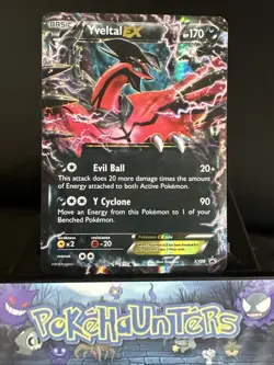 Pokemon Card Yveltal EX XY08 Black Star Promo Holo Ultra Rare L/P - Image 1