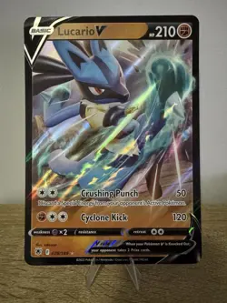 Lucario V Oversized Card 078/189 Astral Radiance Pokemon (Jumbo) - Image 1