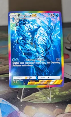 Kingdra ex Custom TCG Pocket card *Different Holo Patterns Available* - Image 1