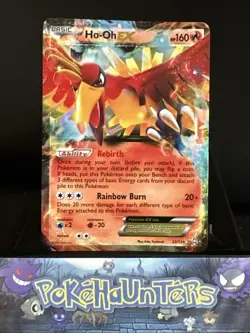 Pokemon Card Ho-Oh EX 22/124 Dragons Exalted Ultra Rare Half Art Near Mint - Image 1